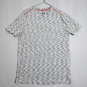 RBX Pro Athletic gear T-shirt men's size M white grey short sleeve athletic fit